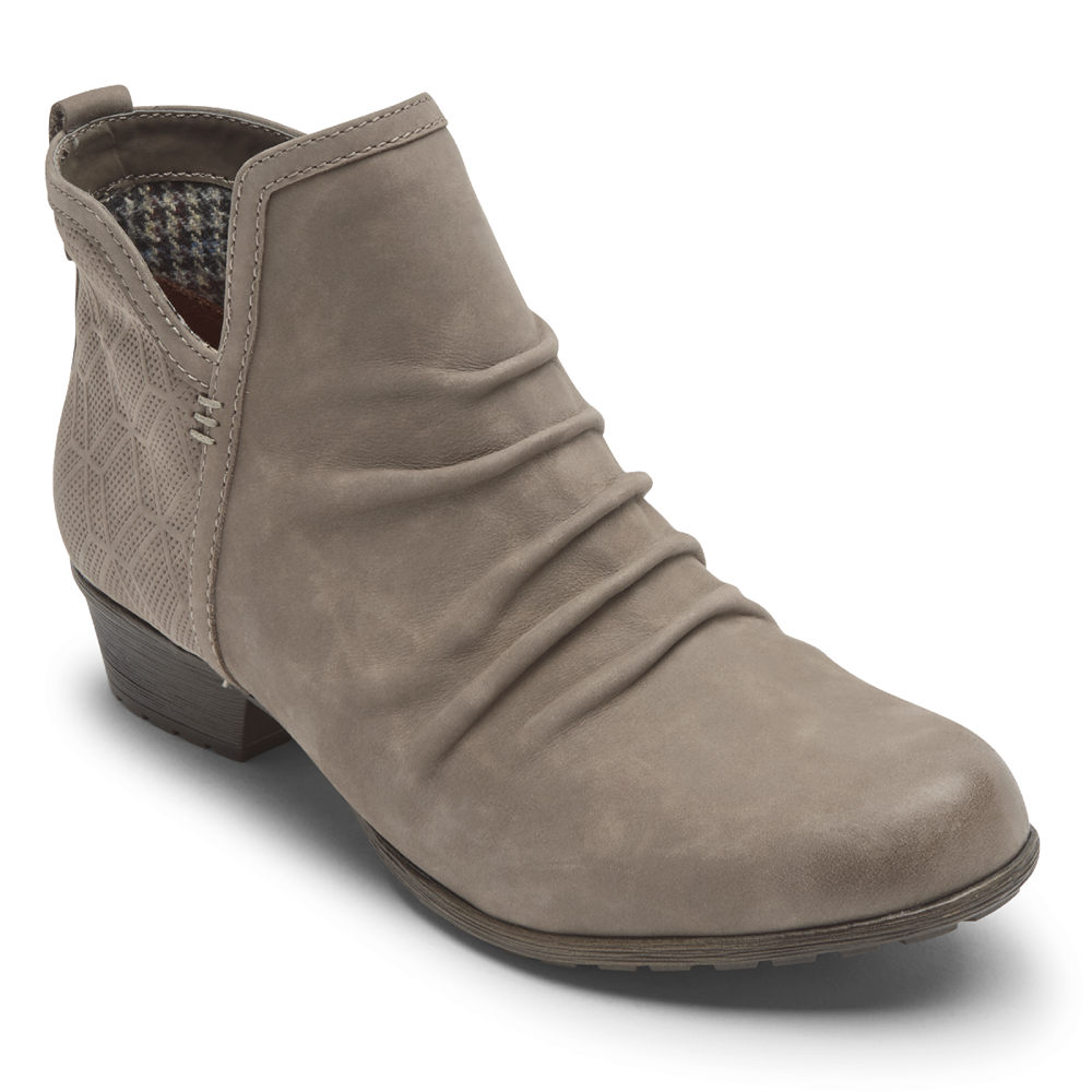 Botas Rockport Mulher Cinzentas - Cobb Hill Gratasha 2 Panel - 42913DWOU